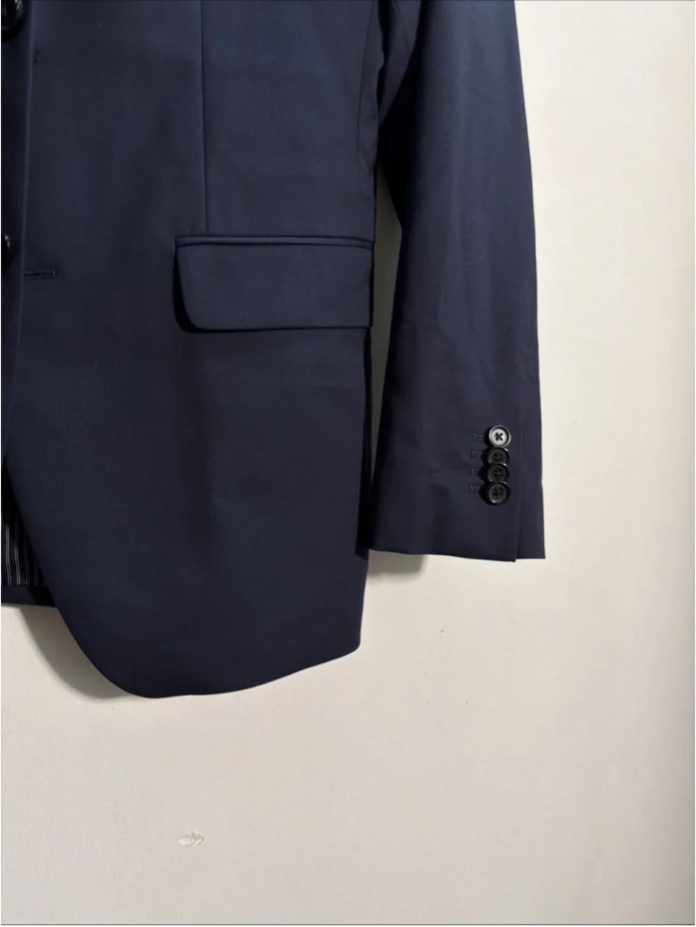 EUC MEN’S BANANA REPUBLIC SUIT BLAZER SIZE 38 REG 38R COAT BLUE MARZOTTO WOOL